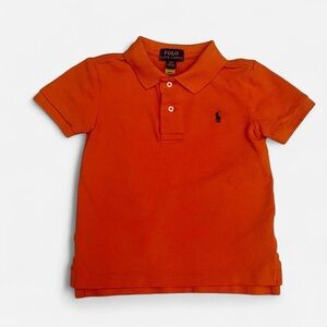Ralph Lauren Kids Bright Orange Polo